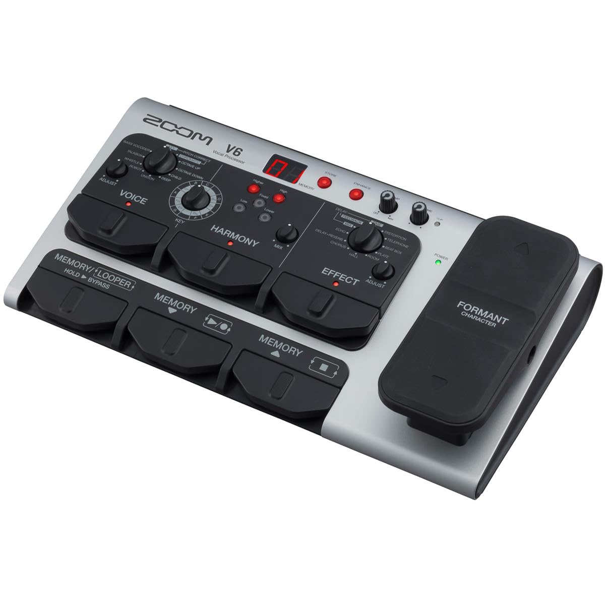 Amazon.com: Zoom V6-SP Vocal Processor, Vocal Effects Pedal